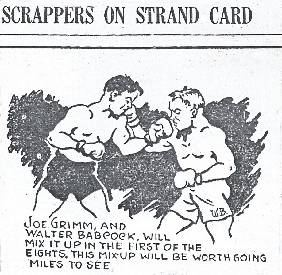 Joe Grim cartoon